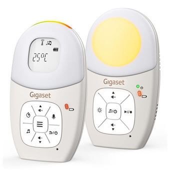 Babyphone Dect Gigaset BABY 100 Audio | Cinzento, Branco - 1