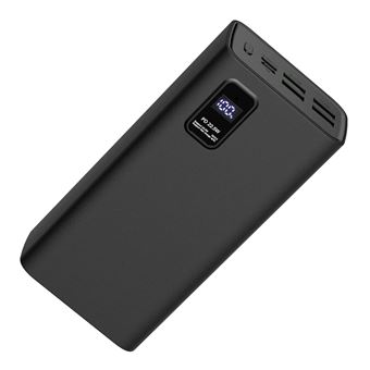 Power Bank Platinet PMPB30WQC728B | 30000 mAh | Preto - 1