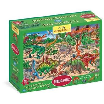 My Big Wimmelpuzzle Dinosaurs Floor Puzzle, 48Piece - 1
