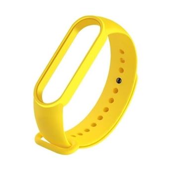 Bracelete skyhe para Xiaomi Mi Band 5 Lisa | Silicone - Amarelo - 1