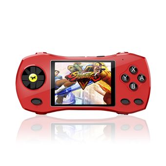 Consola de Videogame DAM F1 em Forma de Carro | Tela de 2,8'' | 620 Jogos de 8 Bits Incluídos - Vermelho - 1