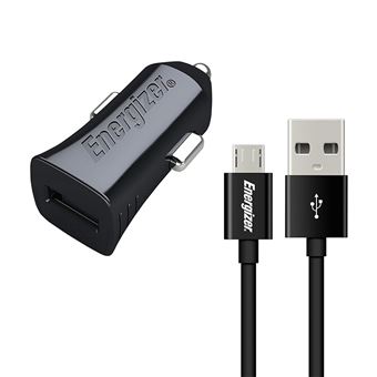 Carregador de Isqueiro Energizer com 1 x USB e 1 x Cabo USB-Micro USB - 1
