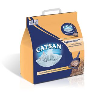 Areia para Gato CATSAN Ultra plus | Bege, Castanho - 1