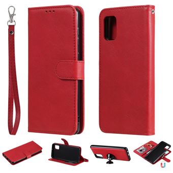 Capa Magunivers Pu 2 em 1 Magnético Destacável Vermelho para Samsung Galaxy A31