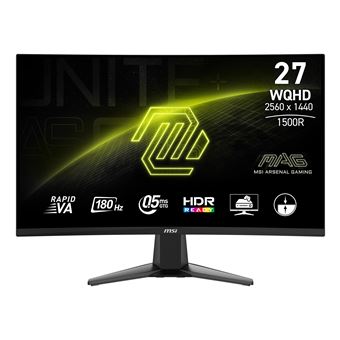 Monitor Gaming MSI MAG 27CQ6F | LCD | QHD | 0,5 ms | 180 Hz | 27" | F - 1