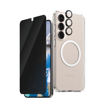 Protetor de Ecrã para Telemóvel PanzerGlass PanzerGlass® | CARE by PanzerGlass® Flagship 3-in-1 Privacy Bundle Samsung Galaxy S25+ | Transparente - 1