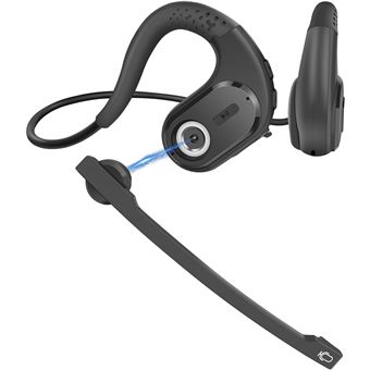 Auriculares CHRONUS | Bluetooth | microfone magnético | redução de ruído DSP | Preto - 1