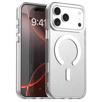 Capa Magnética à Prova de Queda com Toque Suave Fosco QT15 V-REEL para iPhone 14 Pro - Branco - 1
