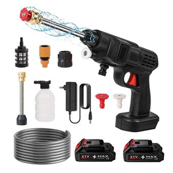 Pistola de Jato de Alta Pressão Sem Fios Zipitec - Preta - 1