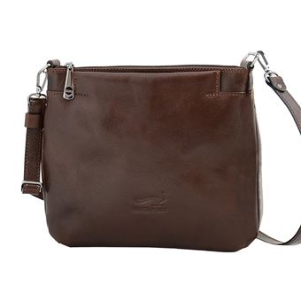 Mala de Senhora em Pele Genuína MARTA PONTI ARIZONA 8106019 em Castanho Ruf - 1