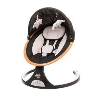 Espreguiçadeira 4Baby ROCK'N RELAX Black - 1