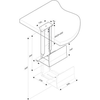 Suporte para Cpu ROLINE RO17.03.1127 | Preto - 1