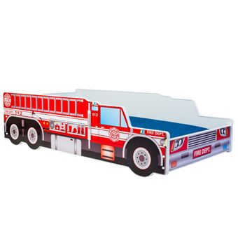 Cama de criança com colchão e estrado incluídos Kobi Fire Truck | 160 x 80 cm - 1