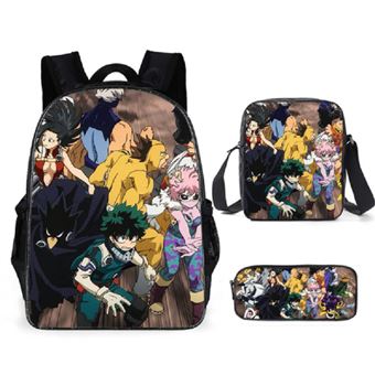 Mochila + Estojo + Bolsa de Ombro Infantil Good Deal My Hero Academia 08 - 1