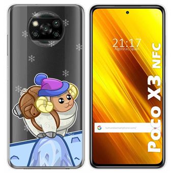 Capa Tumundosmartphone de Gel Transparente para Xiaomi POCO X3 NFC / X3 PRO Cartoon Goat Design - 1