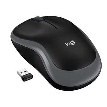 Rato Wireless Logitech M185 | 1000 DPI | Cinzento - 1