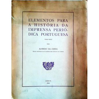 Elementos para a história da imprensa periódica portuguesa (1641-1821). - 1
