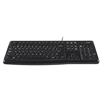 Teclado com Fios Logitech Keyboard K120 for Business | Idioma: Inglês US | Preto - 1