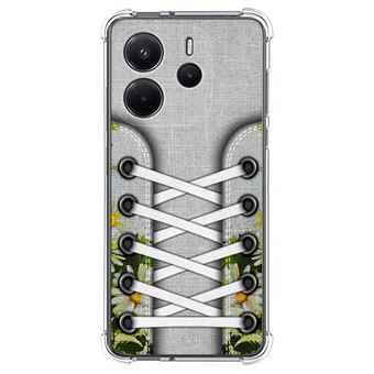 Capa TUMUNDOSMARTPHONE de silicone à prova de choque para Xiaomi Redmi Note 14 4G Sneakers Design 08 Desenhos - 1