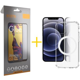 Conjunto Skyhe para iPhone 11 | 1 x Película de Vidro Full + Capa Compativel com Magsafe Magnetic - Transparente Clear - 1