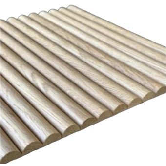 Revestimento de Parede Maderterraneo Palilleria flexível efeito 3D | 300x2400 mm | 0,72 m2/caixa - 1