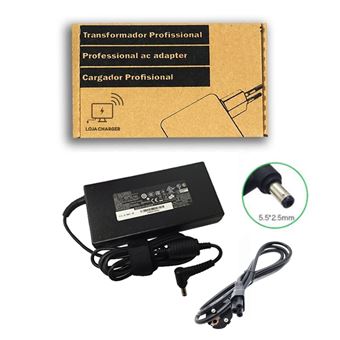 Carregador para portátil LojaCharger Asus N76V Serie G50 G70 Lamborghini VX7SX N751JW-1D ROG GL552VX N751JW-1D 19V 6,3A 120w 5.5x2.5mm - 1
