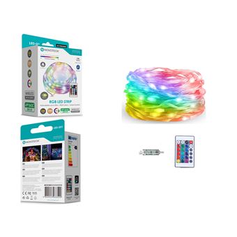 Fita LED Strip Novoteck LED-031 | 20M | 5V | 5W | 2000LED | Bt App Ip65 - 1