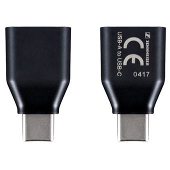 Adaptador para Cabos EPOS Sennheiser USB-A to USB-C | Preto - 1