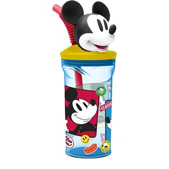 Copo Disney Mickey Mouse Together com Tampa 3D e Palhinha | 360Ml - 1