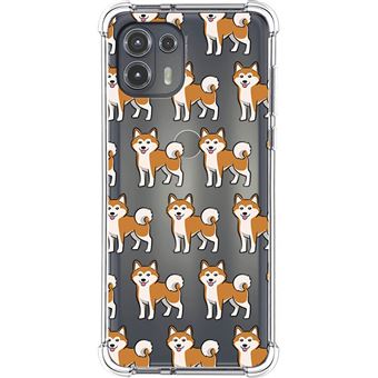 Capa Tumundosmartphone de silicone anti-choque para Motorola Edge 20 Lite design Dogs 08 Desenhos - 1