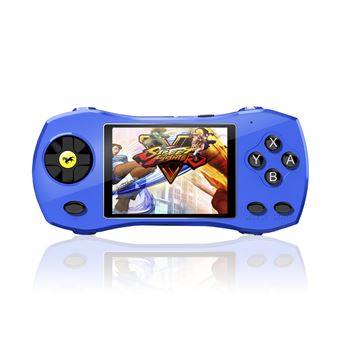 Consola de Videogame DAM F1 em Forma de Carro | Tela de 2,8'' | 620 Jogos de 8 Bits Incluídos - Azul - 1