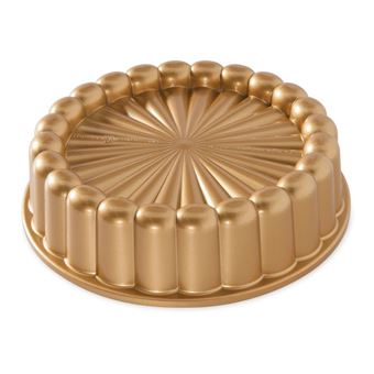 Forma Charlotte Cake Pan da Nordic Ware 83577 - Dourado - 1