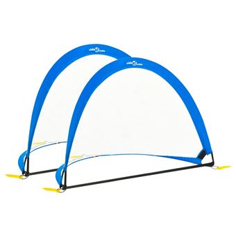 Baliza de futebol infantil vidaXL 2 peças 119x82x84,5cm - 1