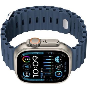 Bracelete Ocean Waves Antiimpacto para Apple Watch Series 10 46mm | Azul Profundo - 1