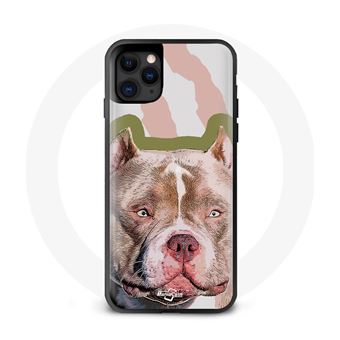 Capa Maniacase para Iphone 13 Pitbull Terrier Castanho - 1
