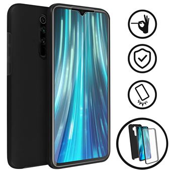 Capa de Silicone Avizar para Xiaomi Redmi Note 8 Pro| 360º | Policarbonato | Preto - 1