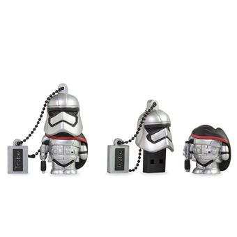 Unidade de Memória Usb SilverHT 16GB STARWARS Captain Phasma | Vermelho, Prateado - 1