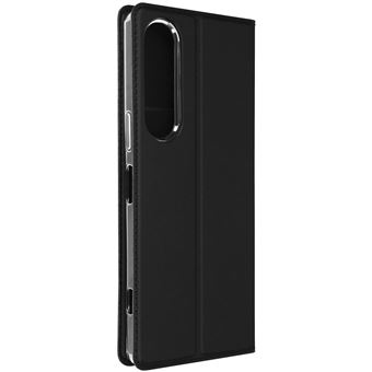 Capa Dux Ducis para Sony Xperia 1 V Aba com suporte e carteira - Preto - 1