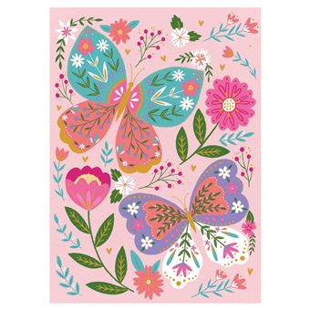 Caderno A5 Pautado Aquarupella Borboletas | 25 Folhas - 1