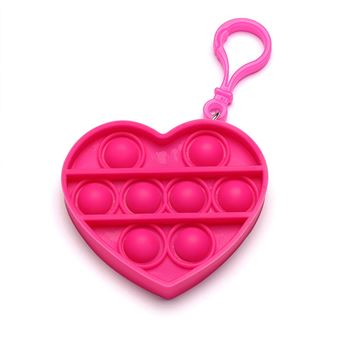 Brinquedo Anti Stress Lionvolant Push Pop Bubble Sensory Fidget Toy - Coração Vermelho - 1