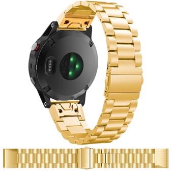 Bracelete em Aço Inoxidável Antiimpacto para Garmin Fenix 7 Pro Sapphire Solar | Gold - 1