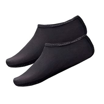 Meias Antiderrapantes Aquáticas Mormark SEASOLES | Preto | Tamanhos 38-41 - 1