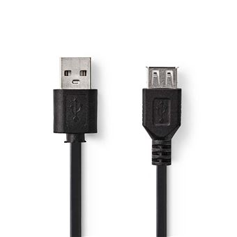 Cabo Usb Nedis CCGT60010BK20 | Preto - 1