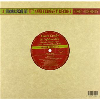 David Crosby - The Lighthouse Band - A Record Store Day 10Th Anniversary Record [10"" Vinil] Edição Limitada [45Rpm] Rsd 2017 - 1