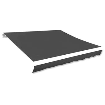 Lona para toldo antracite vidaXL 350x250 cm - 1