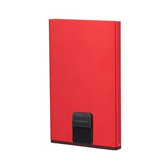 Porta-Cartões Deslizante Samsonite Alu Fit - Vermelho - 1