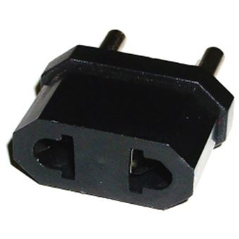 Adaptador de Tomada BeMatik de Europa para EUA Tipo Plana Fémea para Ficha Macho - 1