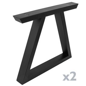 Conjunto de 2 Pés PrimeMatik para Mesa e Bancada em Aço 480 x 60 x 420mm Retangular - 1