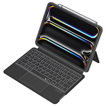 Capa MW para iPad Pro 11” M4 Folio Quick Note com teclado QWERTY Bluetooth 3.0 - 1