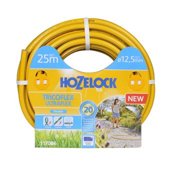 Mangueira de jardim hozelock 117006 25 m cinzento, amarelo pvc - 1